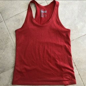 Red Nike Dri Fit Tank Medium